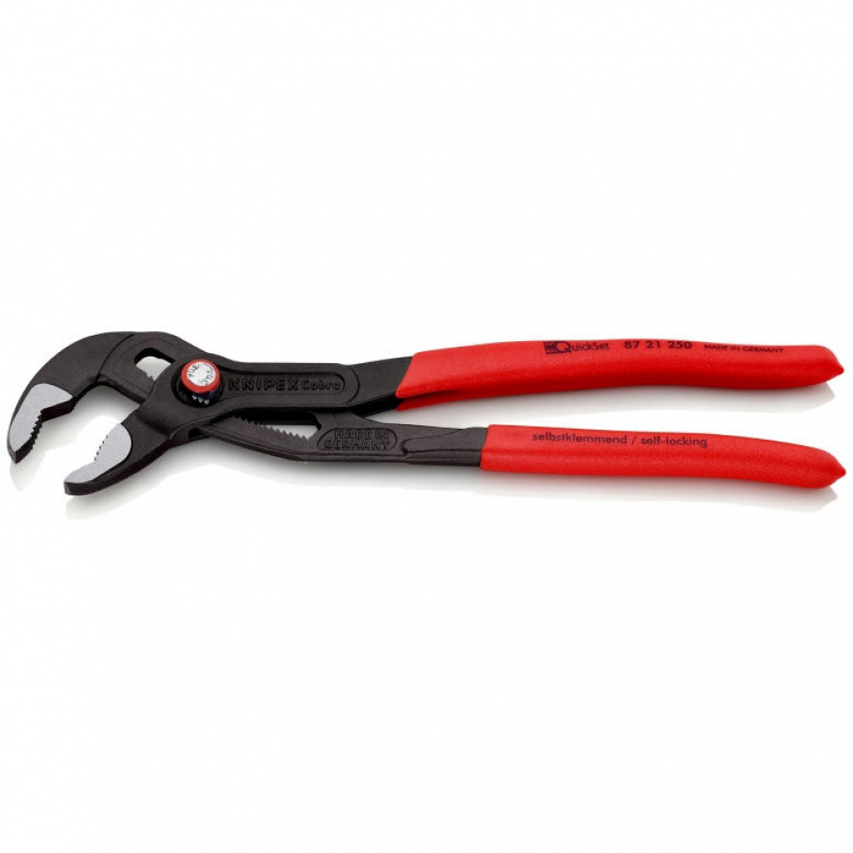 Захват переставной 250 мм, Cobra® QuickSet, быстрозажимной механизм KNIPEX KN-8721250SB